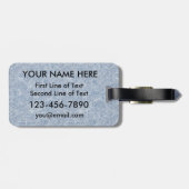 オーストラリアのアイスホッケーラゲッジタグテンプレート ラゲッジタグ (裏面横)