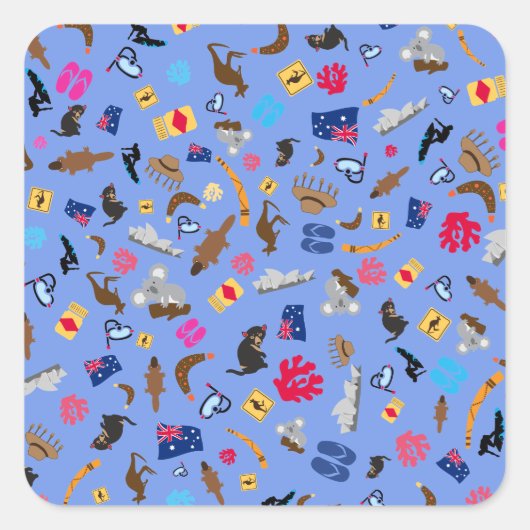 オーストラリアのアイテム、オーストラリアで有名な何 スクエアシール (正面)