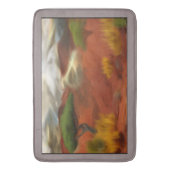 オーストラリアのアウトバックの夜明け抽象アート バスマット (正面縦)