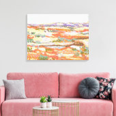 オーストラリアのアウトバック印象派風景 キャンバスプリント (インサイチュ (リビング))