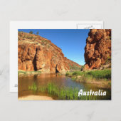 オーストラリアのアウトバック葉書 ポストカード (正面/裏面)