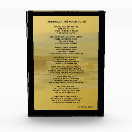 オーストラリアのアクリルブロックになる場所 フォトブロック