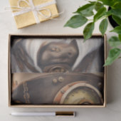 オーストラリアのアヴィエーター:ステームパンクシェパードのデコページ 薄葉紙 (ギフト)