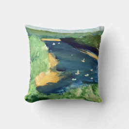 オーストラリアのアートリバーのシーンクッション クッション