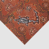 オーストラリアのアートワニ 薄葉紙 (詳細)