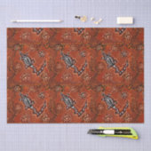 オーストラリアのアートワニ 薄葉紙 (クラフト)