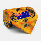 オーストラリアのアート ネクタイ (ロール)
