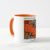 オーストラリアのアート マグカップ (正面左)