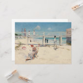 (オーストラリアのアート)メン卜ンでの休暇(海岸の風景) カード (正面/裏面インサイチュ)