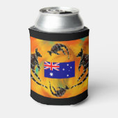 オーストラリアのアート 缶クーラー (缶裏面)