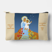 オーストラリアのイエスとメアリーの祈り書のロザリオ アクセサリーポーチ (正面)