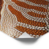 オーストラリアのイグアナトカゲ野生動物のシーン ポスター (コーナー)