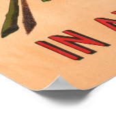 オーストラリアのウィスキー広告ヴィンテージ ポスター (角)