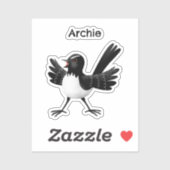 オーストラリアのウィリー・ワグテールの漫画 シール (シート)