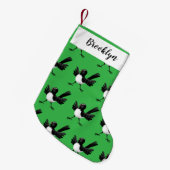 オーストラリアのウィリー・ワグテールの漫画 スモールクリスマスストッキング (正面 (吊り時))