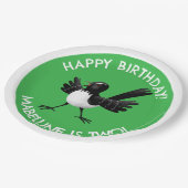 オーストラリアのウィリー・ワグテールの漫画 ペーパープレート (アングル)