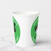 オーストラリアのウィリー・ワグテールの漫画 紙コップ (右)