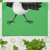 オーストラリアのウィリー・ワグテールパーソナライズされた漫画 キッチンタオル (折り畳み)