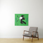 オーストラリアのウィリー・ワグテールパーソナライズされた漫画 タペストリー (インサイチュ(横))