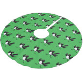 オーストラリアのウィリー・ワグテールパーソナライズされた漫画 ブラッシュドポリエステルツリースカート (アングル)