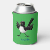 オーストラリアのウィリー・ワグテールパーソナライズされた漫画 缶クーラー (缶裏面)