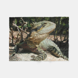 オーストラリアのウォータードラゴン属 フリースブランケット