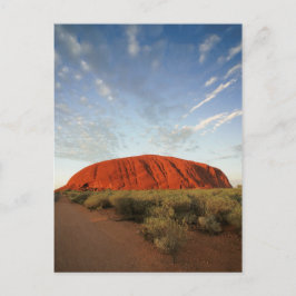 オーストラリアのエアーズロック ポストカード