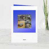 オーストラリアのエミューおよびコアラ、誕生日 カード (裏面)