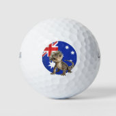 オーストラリアのオオトカゲ ゴルフボール (正面)
