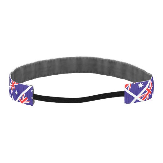 オーストラリアのカスタムのオーストラリアの旗 アスレチックヘッドバンド (裏面)