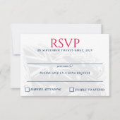 オーストラリアのカップル 出欠カード (正面)