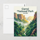 オーストラリアのカライ国立公園 ポストカード (正面/裏面)