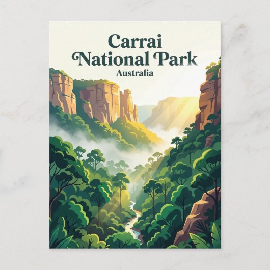 オーストラリアのカライ国立公園 ポストカード (正面)