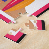 オーストラリアのカラフル旅行のポスター ジグソーパズル (側面)