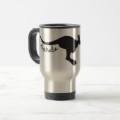 オーストラリアのカンガルーのカスタムのマグ トラベルマグ (正面左)