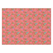 オーストラリアのカンガルーのクリスマスピンク テーブルクロス (正面(横))