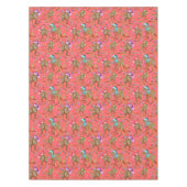 オーストラリアのカンガルーのクリスマスピンク テーブルクロス (正面)