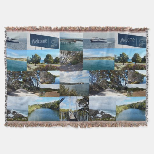 オーストラリアのカンガルー島へようこそ。 スローブランケット (正面)