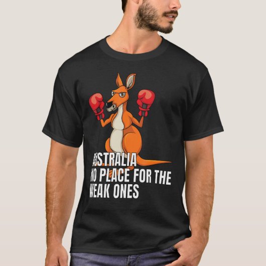 オーストラリアのカンガルー愛好家オーストラリア野生動物動物園A Tシャツ (正面)