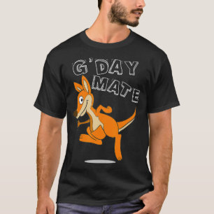 オーストラリアのカンガルー お土産 オーストラリア こんにちは Tシャツ