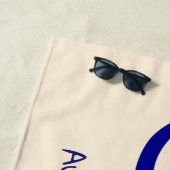 オーストラリアのカンガルー-オーストラリアの旗 ビーチタオル (インサイチュ)