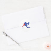 オーストラリアのカンガルー ラウンドシール (封筒)