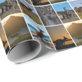 オーストラリアのカンガルー ラッピングペーパー (ロールコーナー)