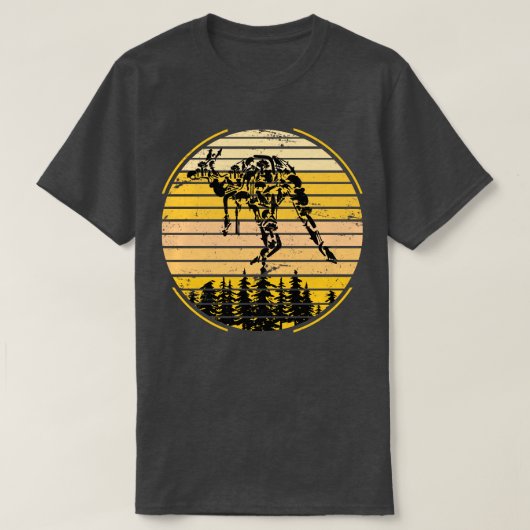 オーストラリアのカンガルー Tシャツ (デザイン正面)