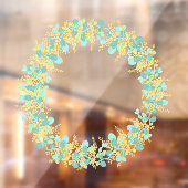 オーストラリアのガラガラの花リース窓のクンクン ウィンドウサイン (シート2)