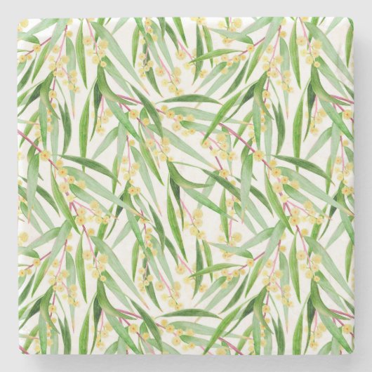 オーストラリアのガラガラ模様 ストーンコースター (正面)