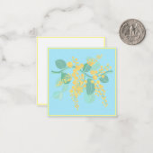 オーストラリアのガラガラ花フラットノートカード ノートカード (正面/裏面インサイチュ)