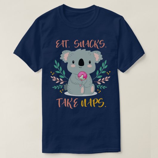 オーストラリアのギフトオーストラリア動物コアラ Tシャツ (デザイン正面)