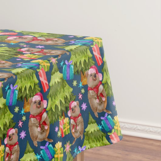 オーストラリアのクッカブルークリスマス テーブルクロス (インサイチュ)