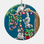 オーストラリアのクリスマスイブ セラミックオーナメント (裏面)